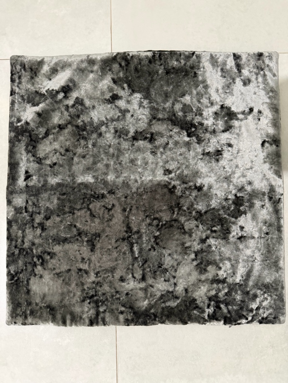 Two 23x23 Crushed Velvet Square Pillow Case Cover in Slate Grayish Green